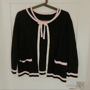Twoffer Knit Blazer and Camisole Set